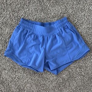 Lululemon Hotty Hot Shorts, Size 6 Wild Indigo